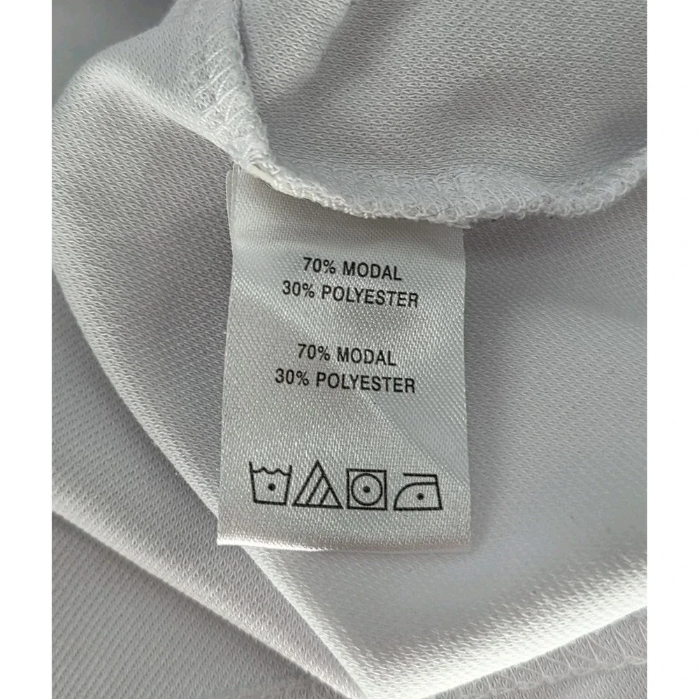 Age Of‎ Wisdom Shirt Mens Medium Polo White Short Sleeve Preppy Pocket Casual